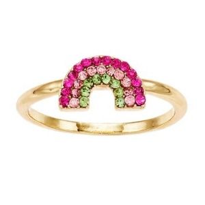 LC LAUREN CONRAD rainbow ring - Size 7 NEW